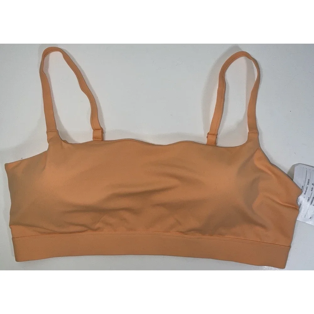 NWT Women's Fabletics Essential Low Impact Sports Bra - Melon Sorbet - Plus 3X